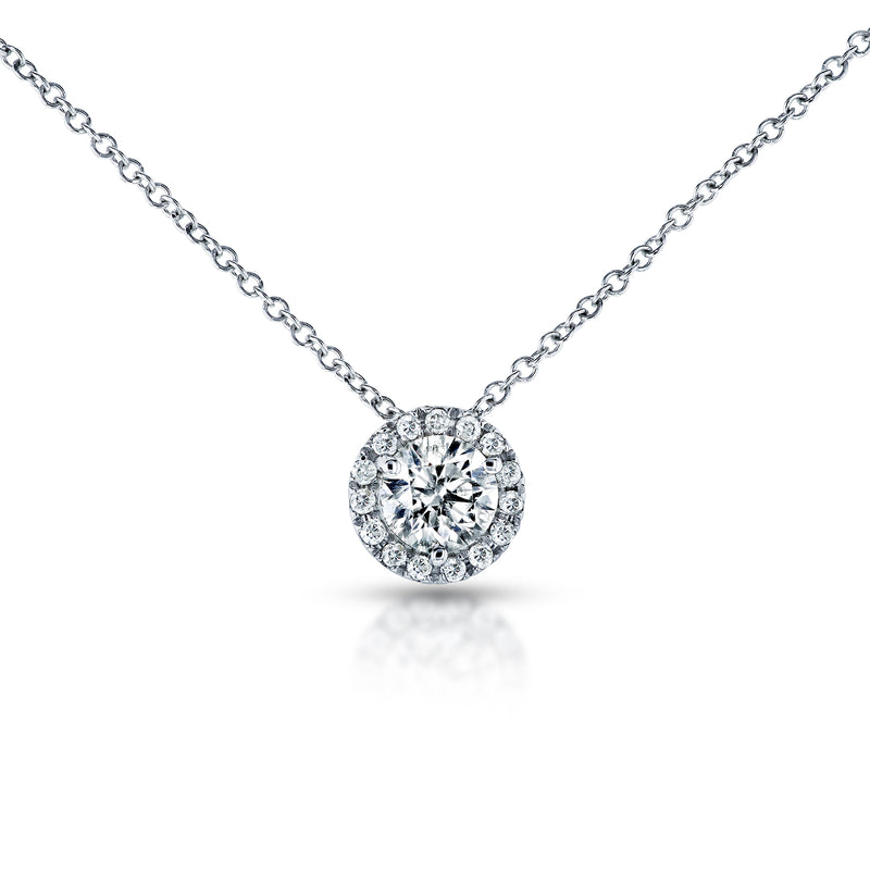 0.58 Carat Natural Diamond Risa Necklace