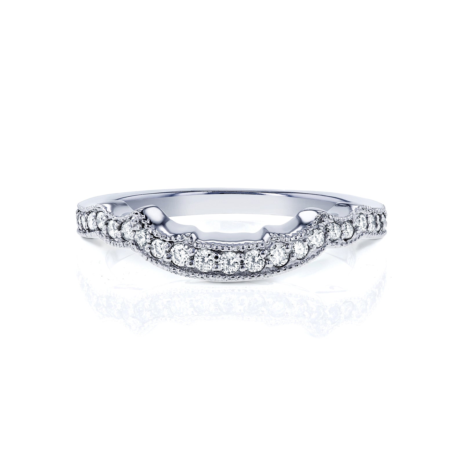 Natural Diamond Iris Shadow Ring