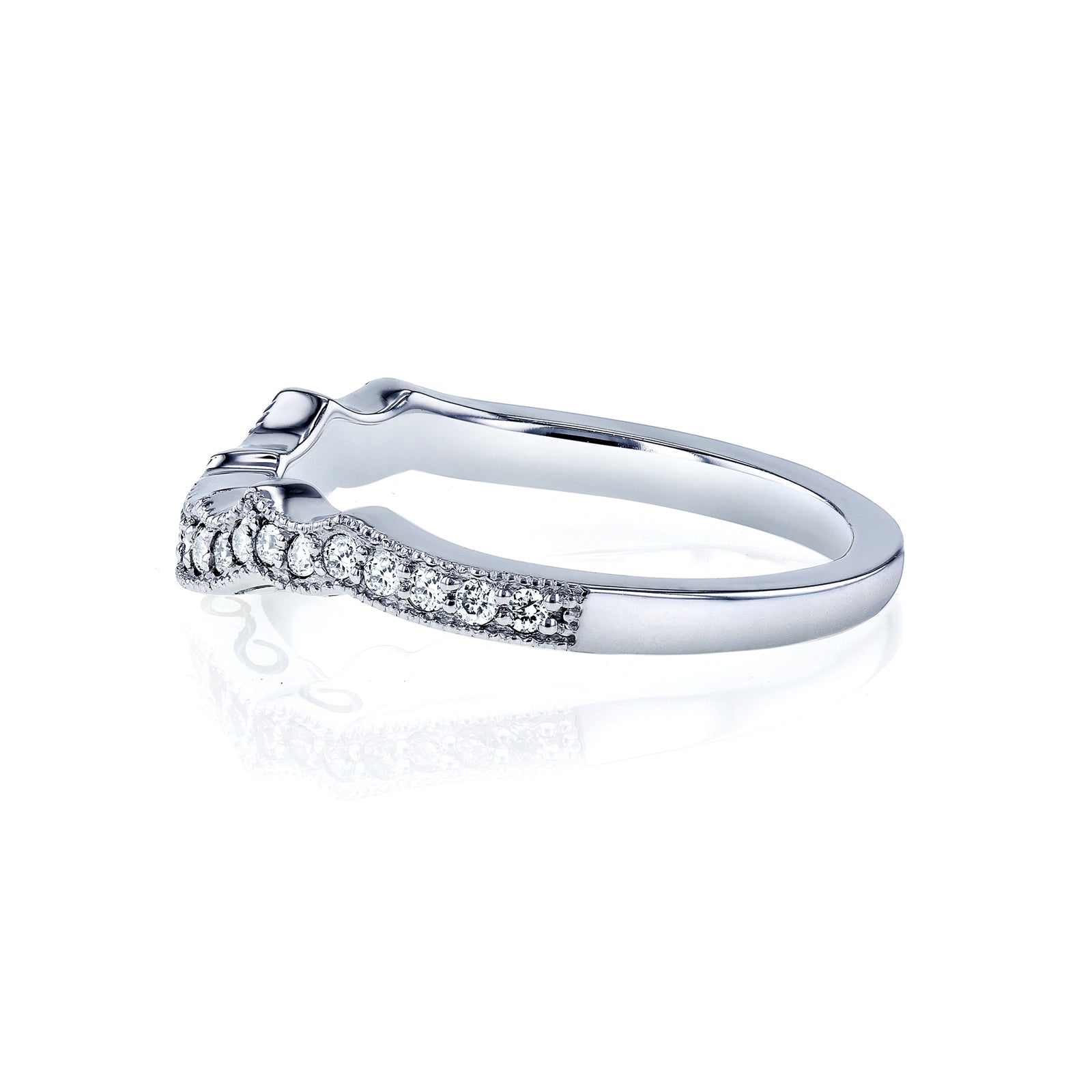Natural Diamond Iris Shadow Ring