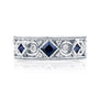 0.45 Carat Natural Diamond & Sapphire Natalie Ring