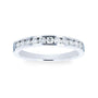 0.3 Carat Natural Diamond Channel Ring