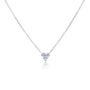 0.75 Carat Natural Diamond Heart Necklace
