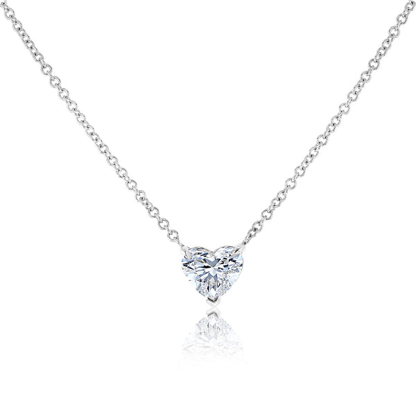 0.75 Carat Natural Diamond Clover Necklace