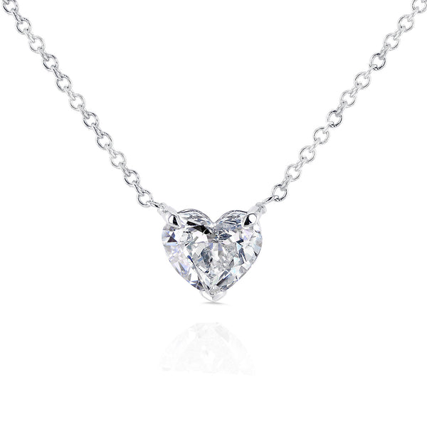 0.75 Carat Natural Diamond Clover Necklace