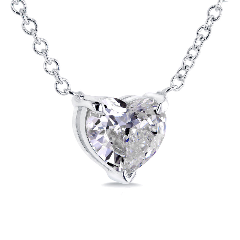 0.75ct Heart Diamond Necklace