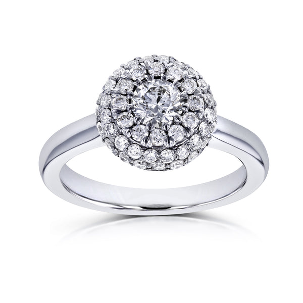 Dome Cluster Diamond Ring