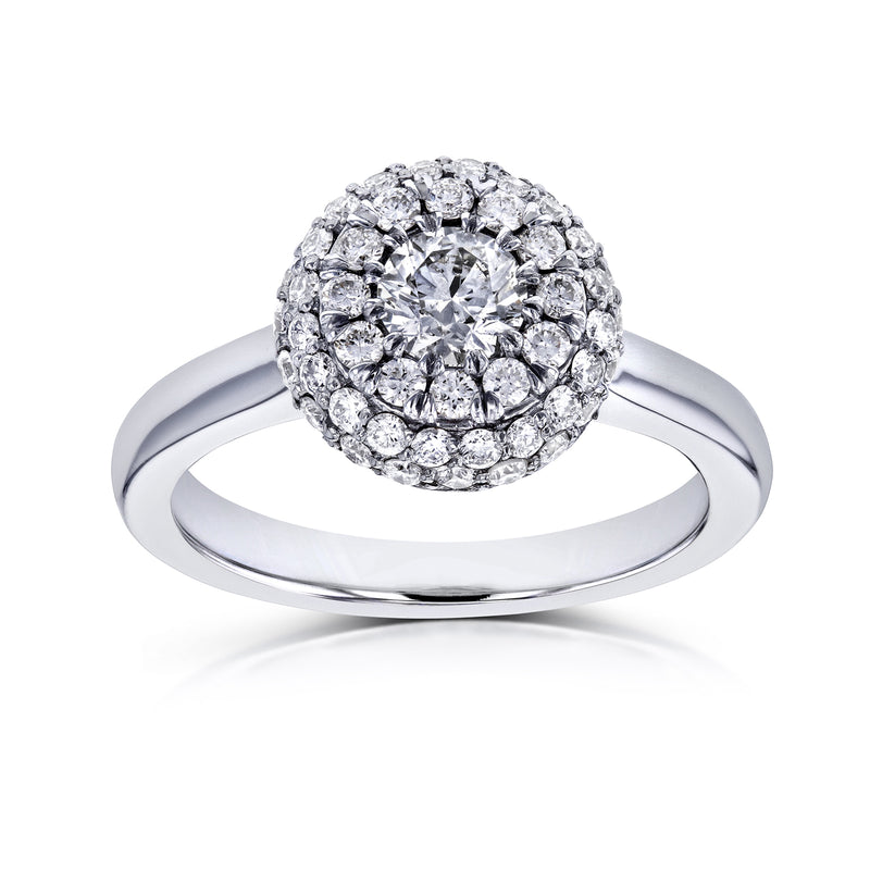 Dome Cluster Diamond Ring
