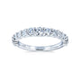 Kobelli 3/4 Carat TDW Graduated Diamond Wedding Band in 14k White Gold