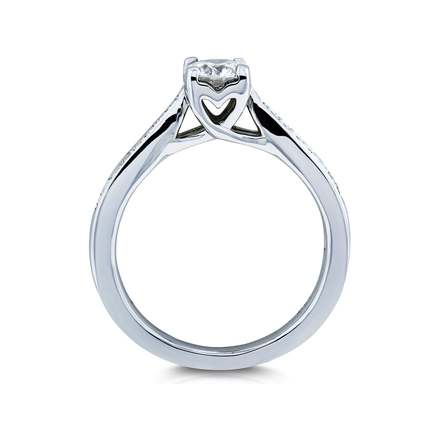 0.5 Carat Natural Diamond Twist Ribbon Ring