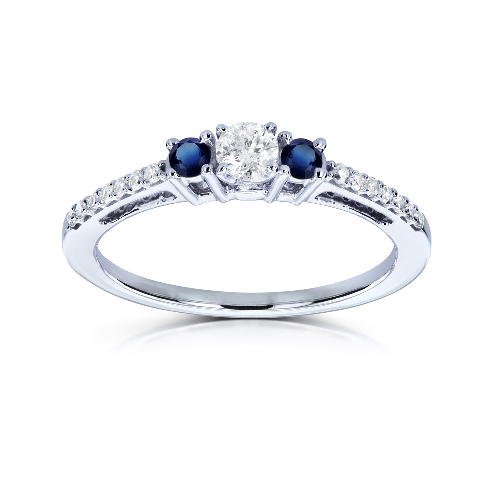 0.25 Carat Sapphire 3-Stone Sylvie Ring