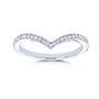 Lab Grown Diamond Wishbone Venus Ring in White Gold