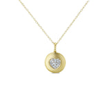 Diamond Heart Tag Necklace