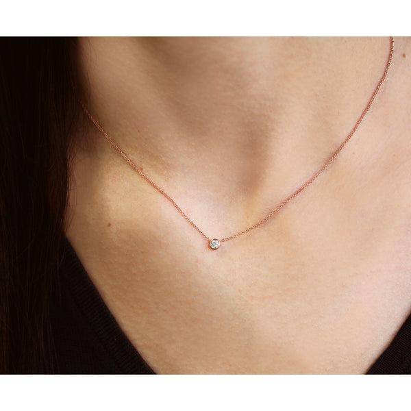 0.15 Carat Natural Diamond Solitaire Lexy Choker