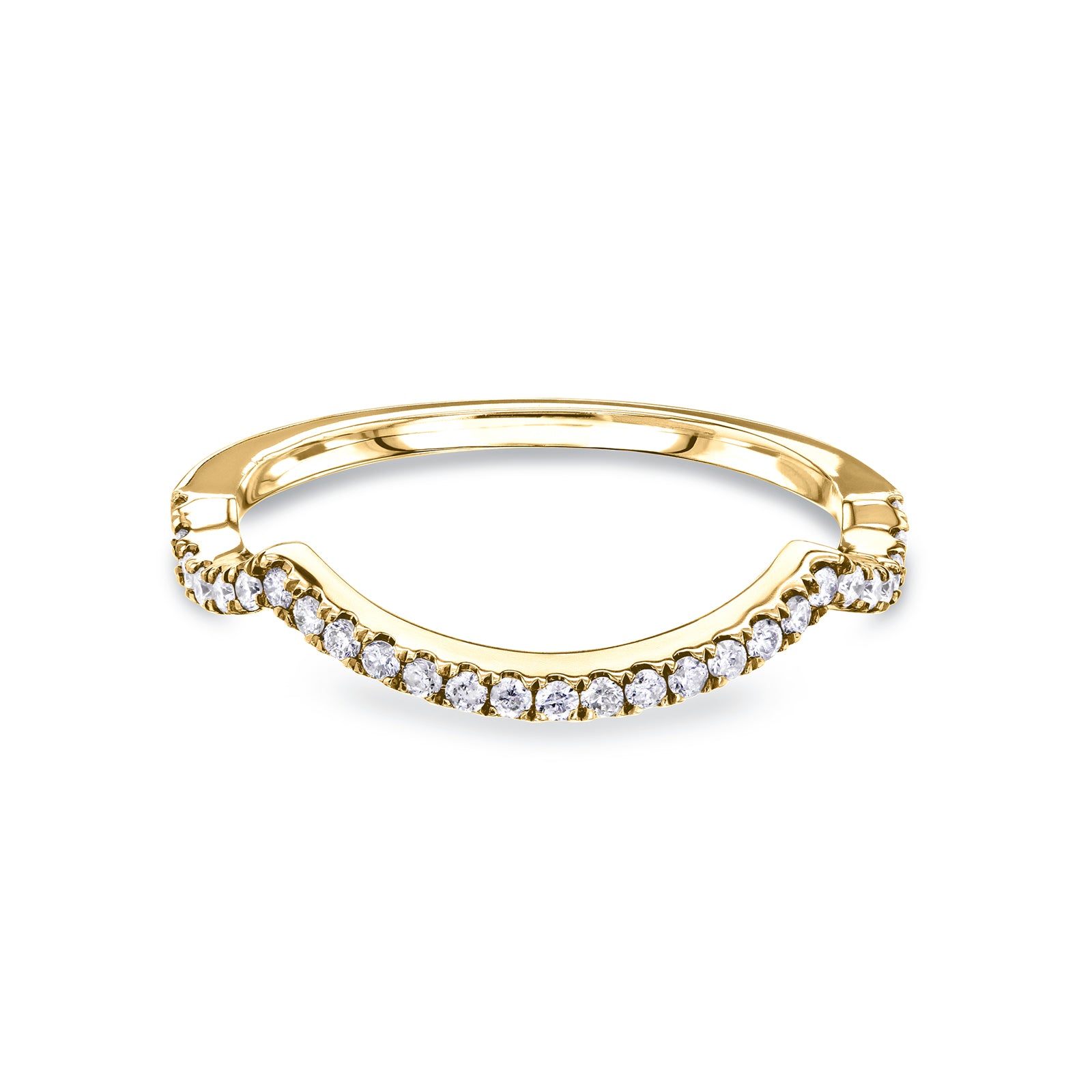 Natural Diamond Dana Shadow Ring - yellow gold option