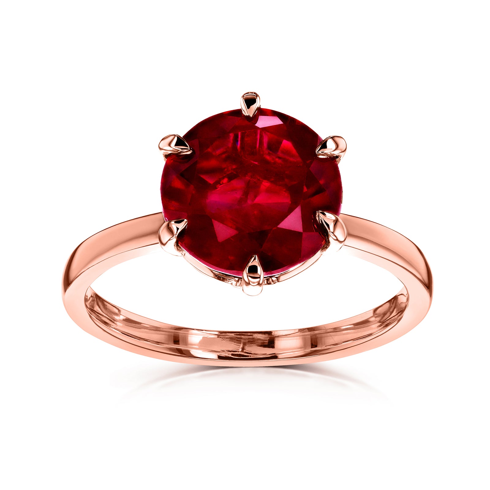 Ruby Ring in Rose Gold