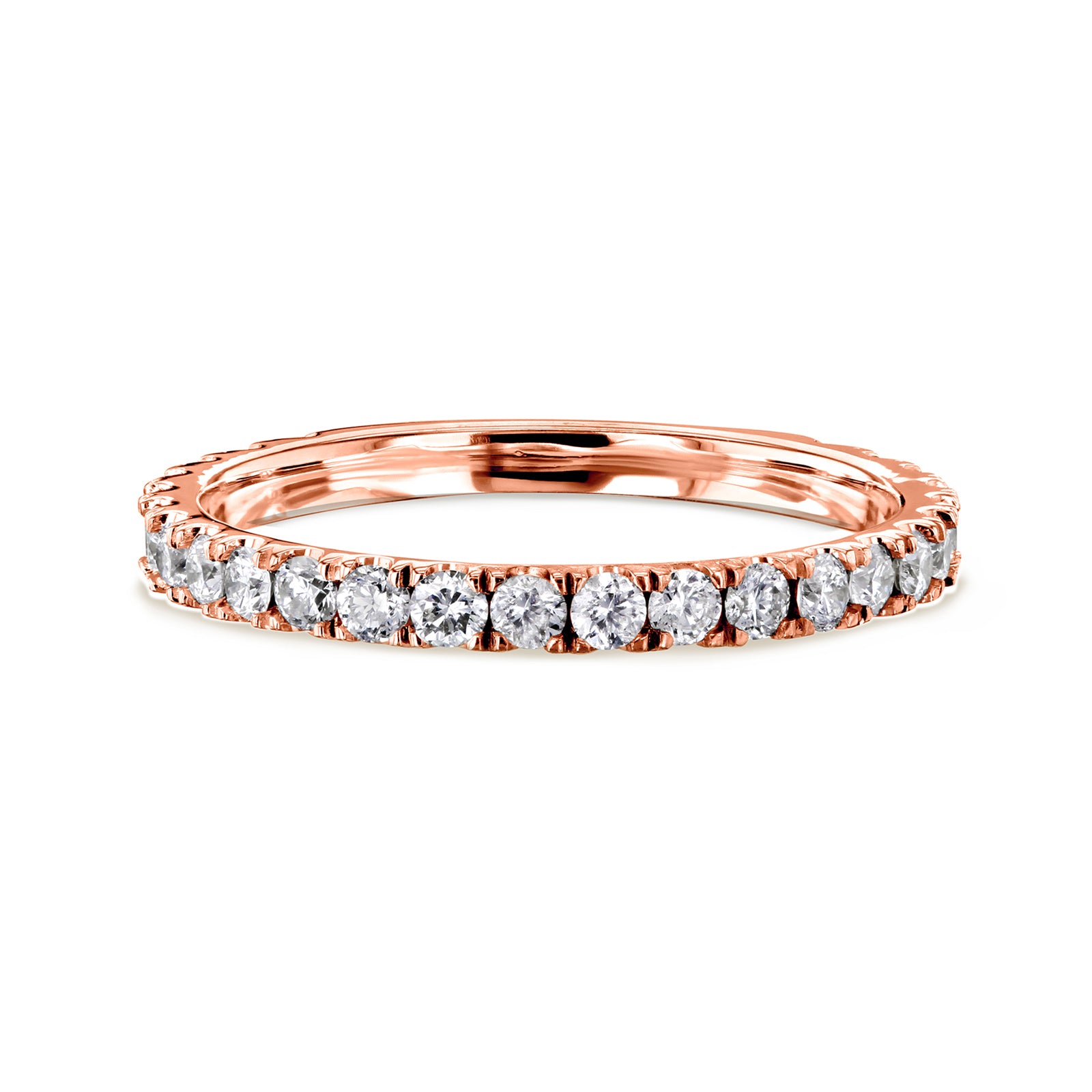 0.55 Carat Natural Diamond Near Eternity Ring