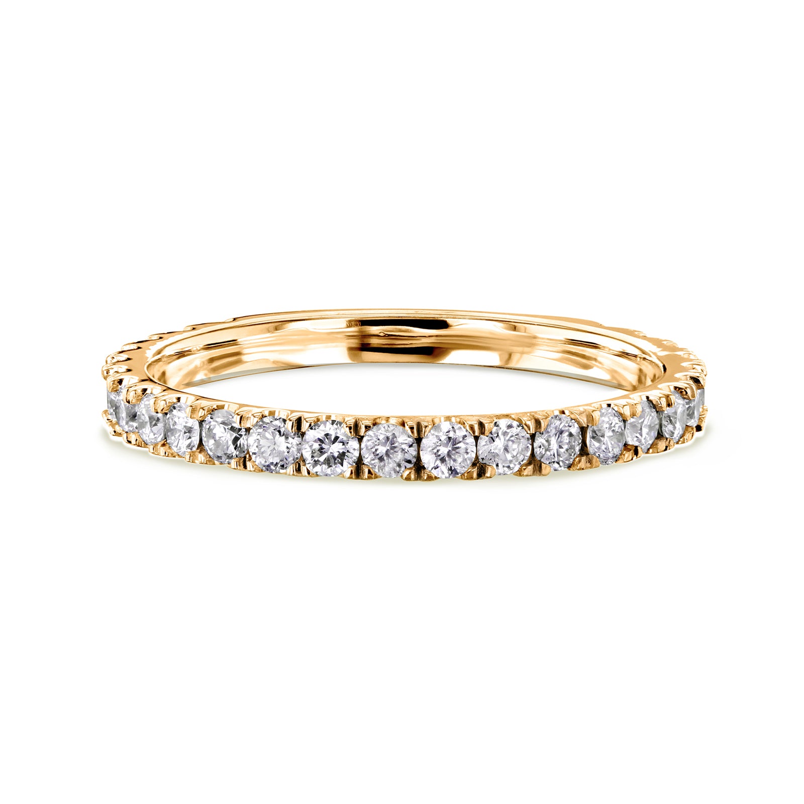 0.55 Carat Natural Diamond Near Eternity Ring