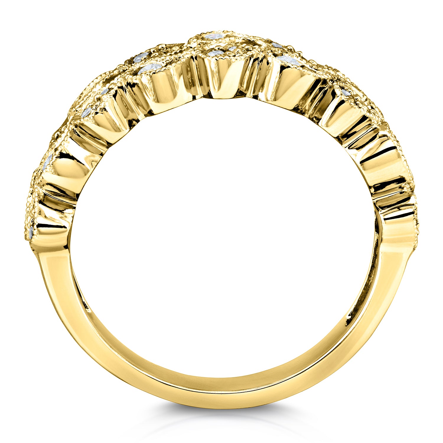 0.25 Carat Natural Diamond Lupine Ring