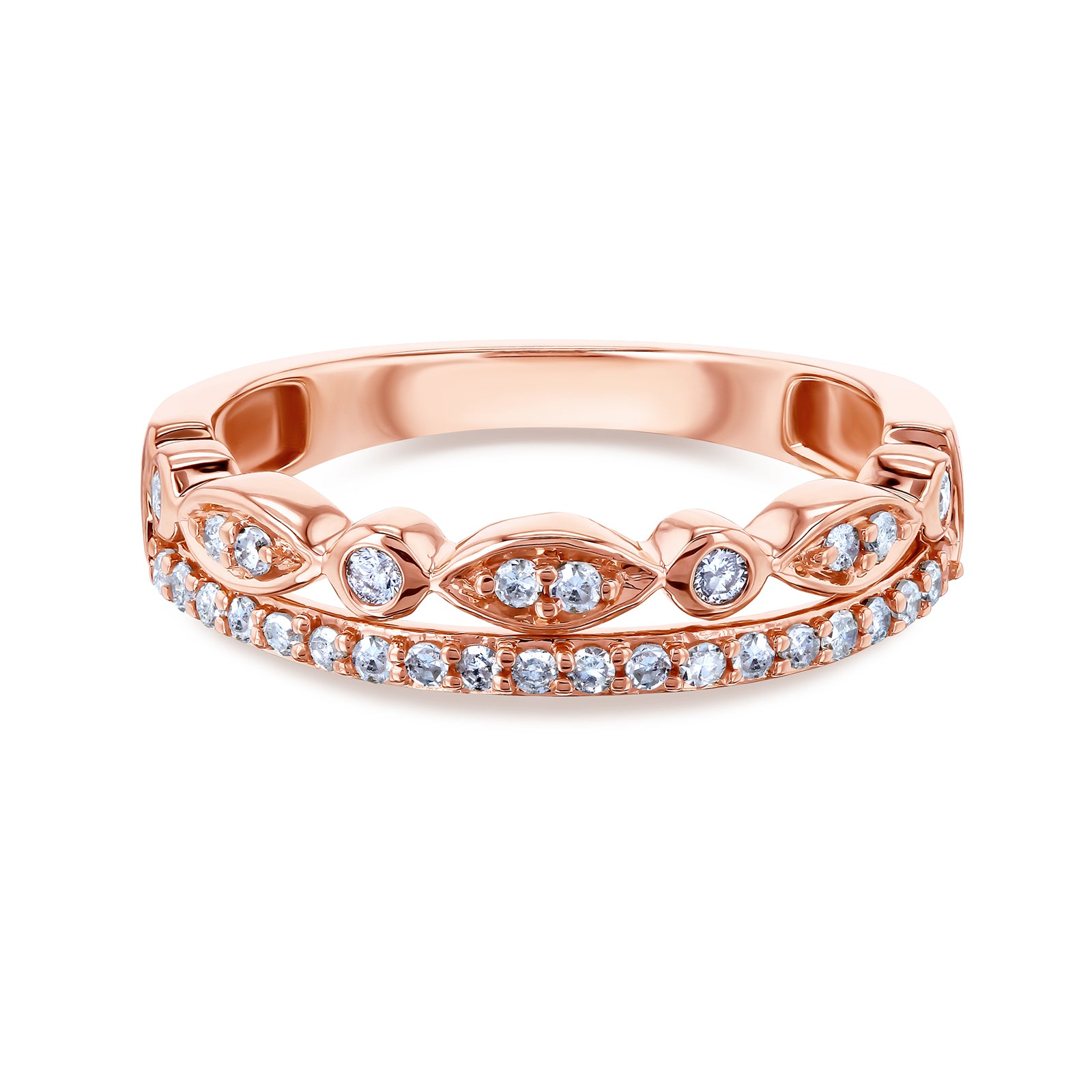 0.25 Carat Natural Diamond Dual Fashion Ring