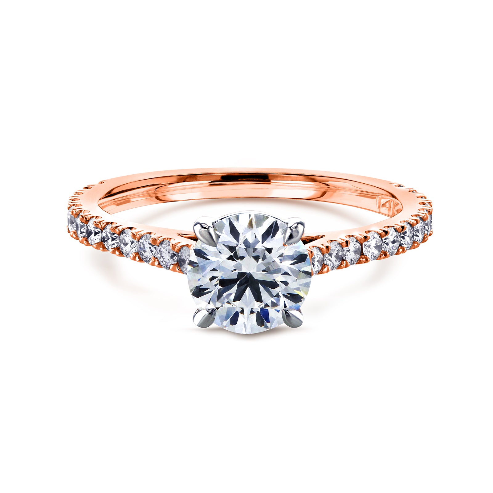 1.3 Carat Martha Ring in Rose Gold