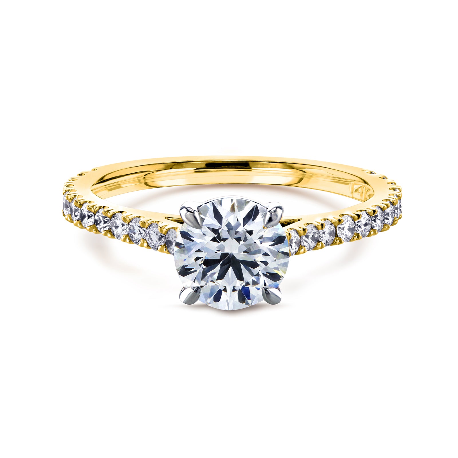 1.3 Carat Martha Ring in Yellow Gold