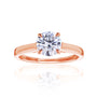 1 Carat Moissanite Solitaire Dawn Ring - rose gold option