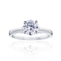 1 Carat Moissanite Solitaire Dawn Ring - white gold option