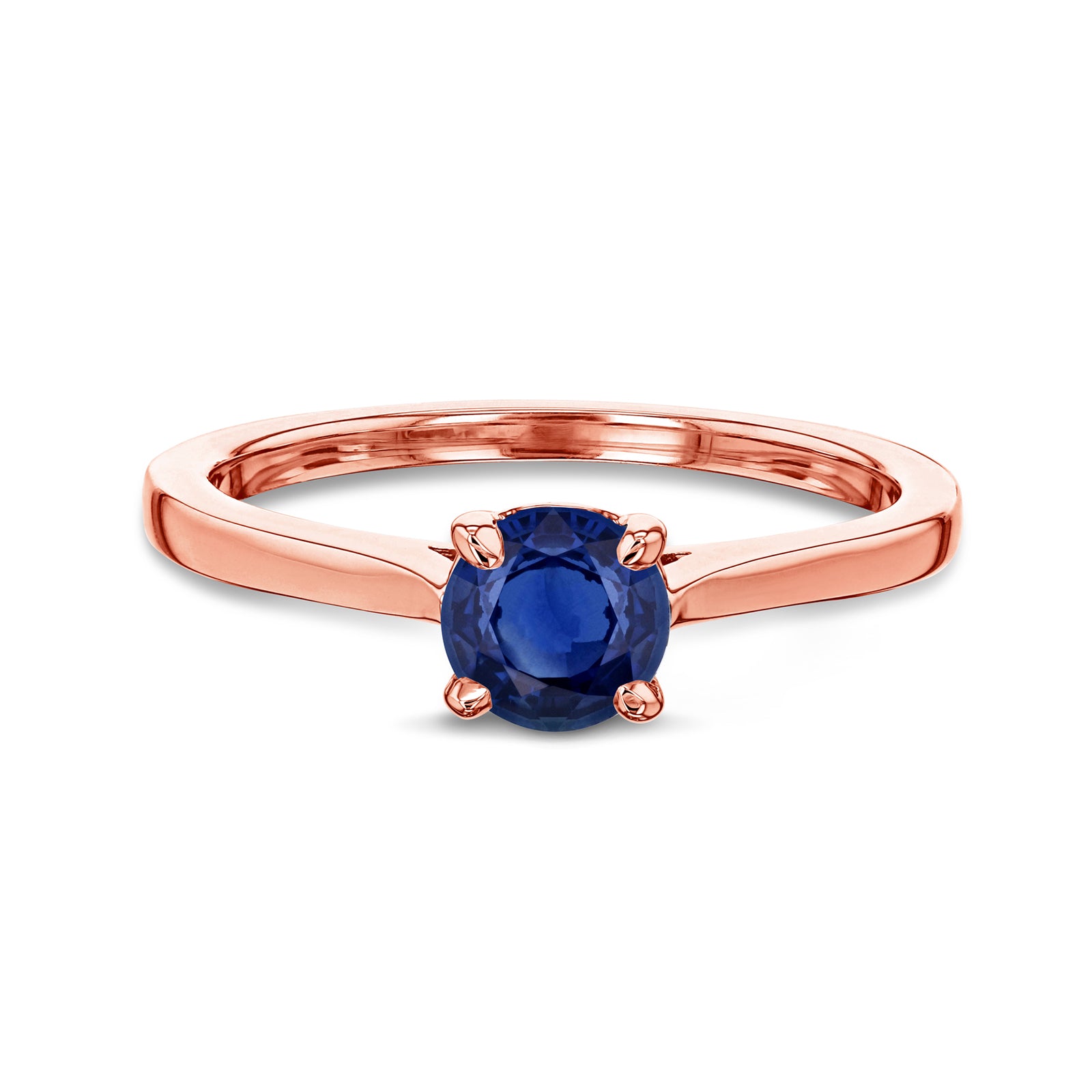 5mm Sapphire Solitaire Melinda Ring