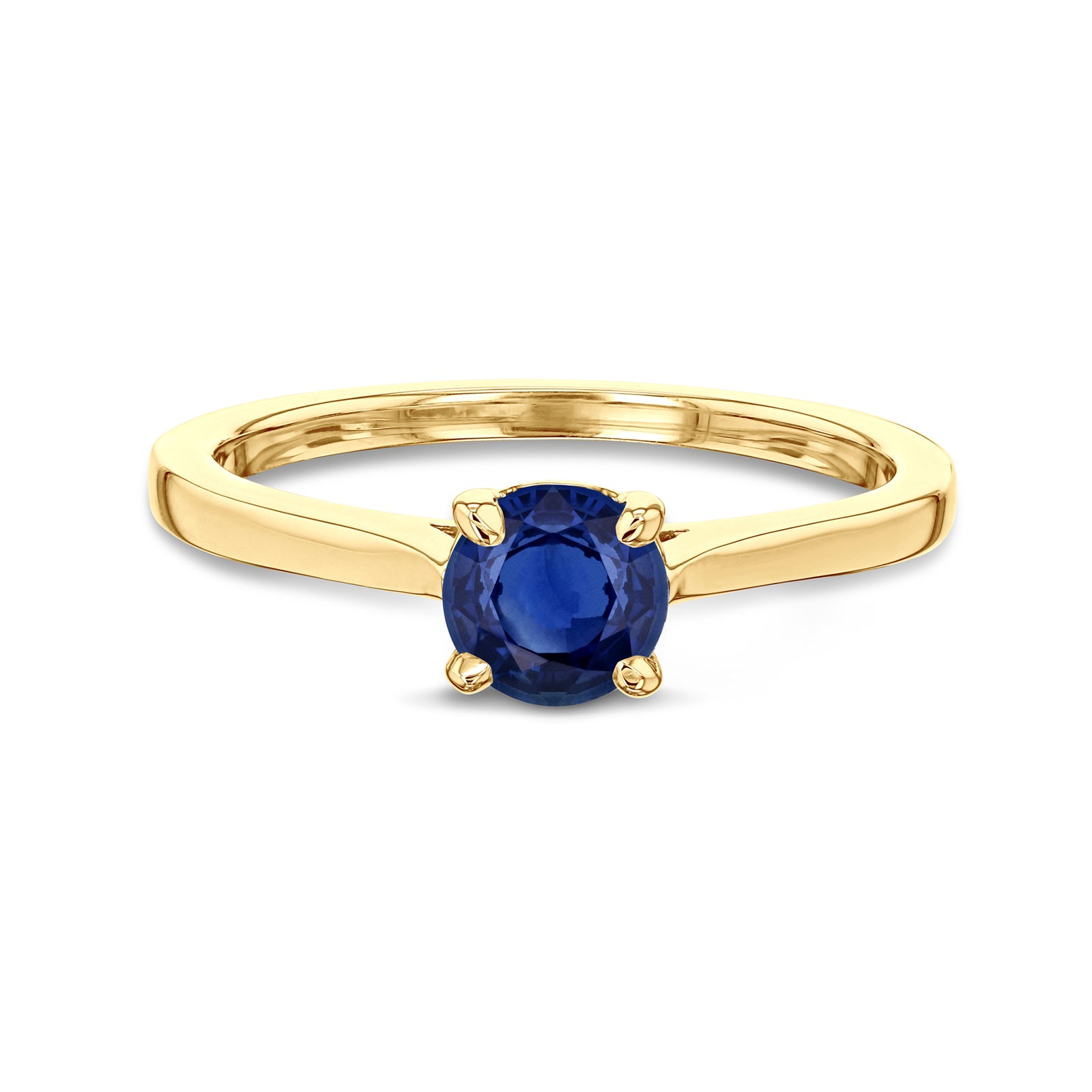 5mm Sapphire Solitaire Melinda Ring