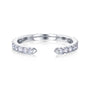0.4 Carat Diamond Open C Ring - white gold option