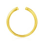 Kobelli Plain Gold Open Wedding Band - yellow gold