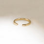 Kobelli Plain Gold Open Wedding Band