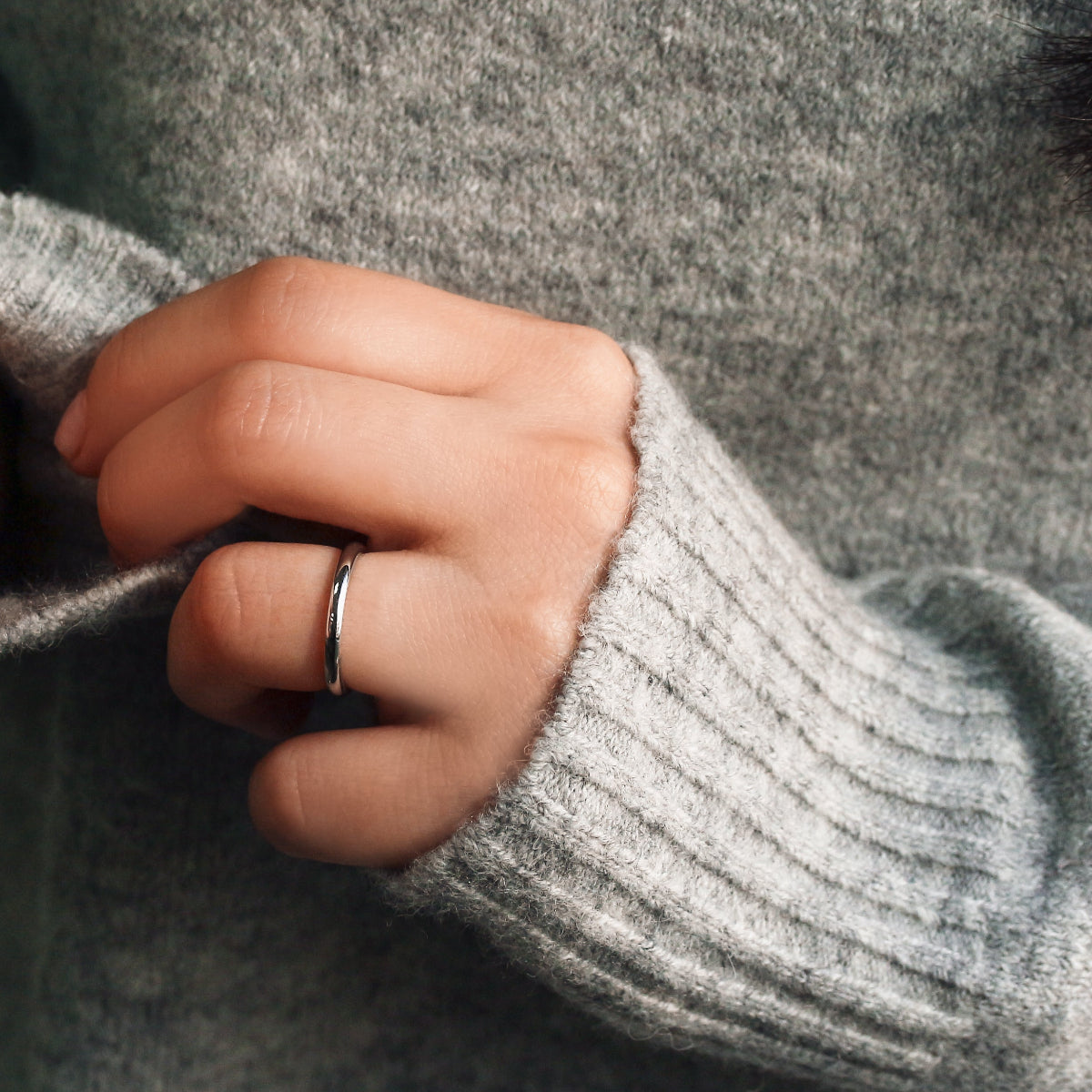 ring on a hand