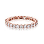 1 Carat Natural Diamond U-Prong Eternity Winry Ring - rose gold option