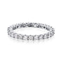 1 Carat Natural Diamond U-Prong Eternity Winry Ring - white gold option