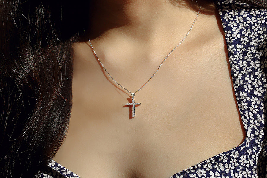 0.25 Carat Lab Grown Diamond Gospel Necklace