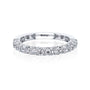 white gold 0.6 Carat Natural Diamond Half Eternity Taylor Ring