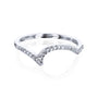 0.1 Carat Natural Diamond River Ring