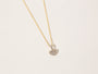 Kobelli Diamond Heart Harp Necklace - Lyra