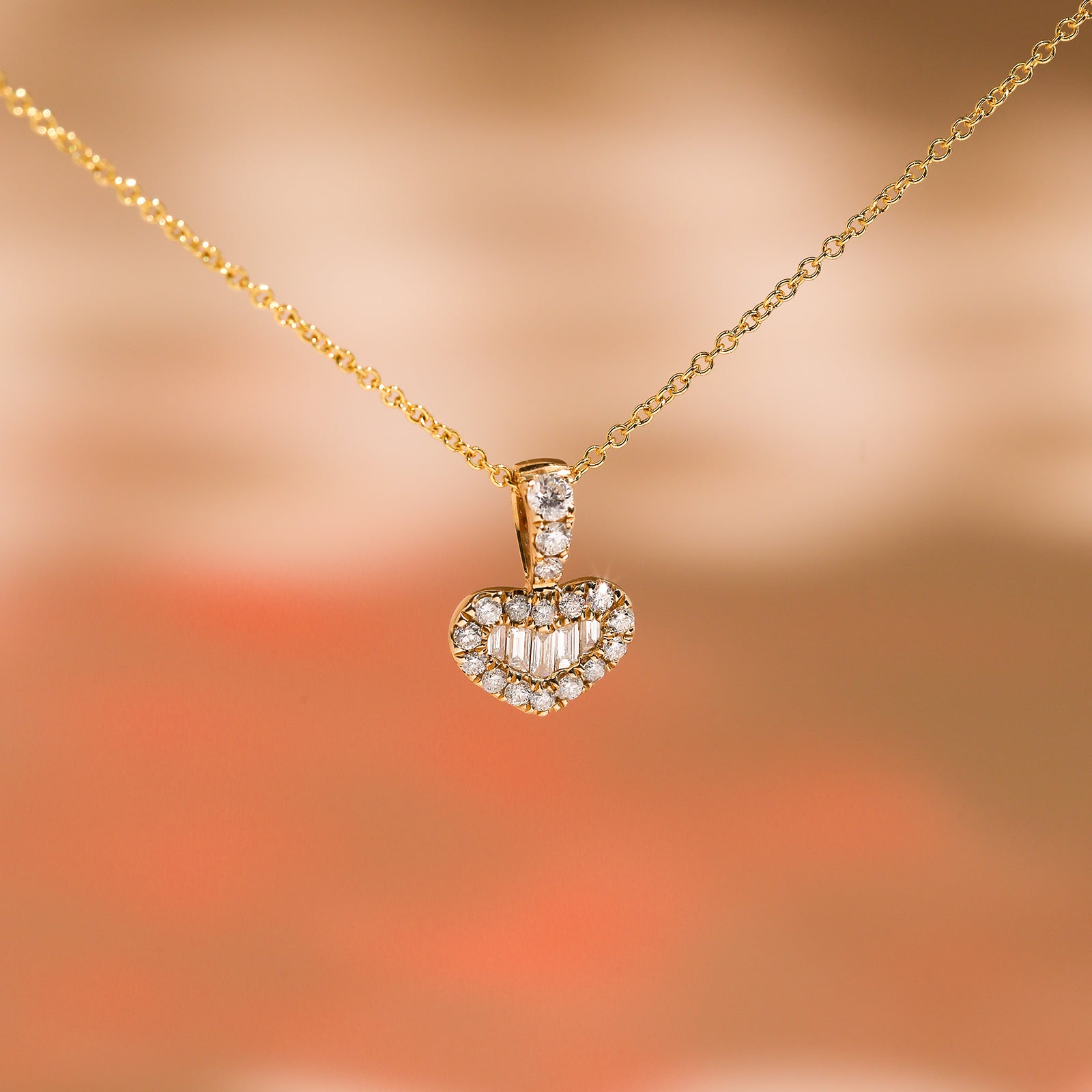 0.3 Carat Natural Diamond Lyra Necklace