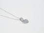 Kobelli Diamond Heart Harp Necklace - Lyra