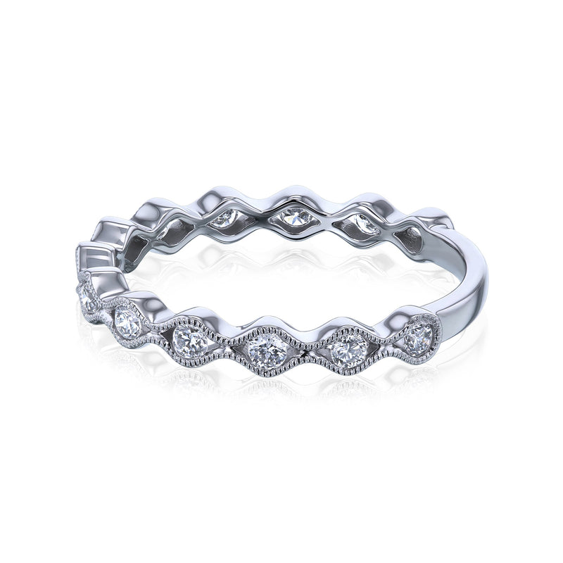 Amazon.com: JewelMore 1.75ct Channel Set Princess Cut Diamond Engagement  Ring Bridal Set 14k White Gold : Clothing, Shoes & Jewelry