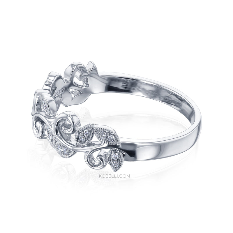 Ivy Diamond Wreath Ring