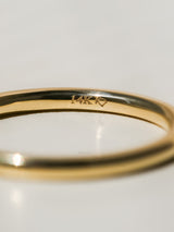 Kobelli solid gull 2 ​​mm bryllupsbånd - superkomfortabel smultringbånd