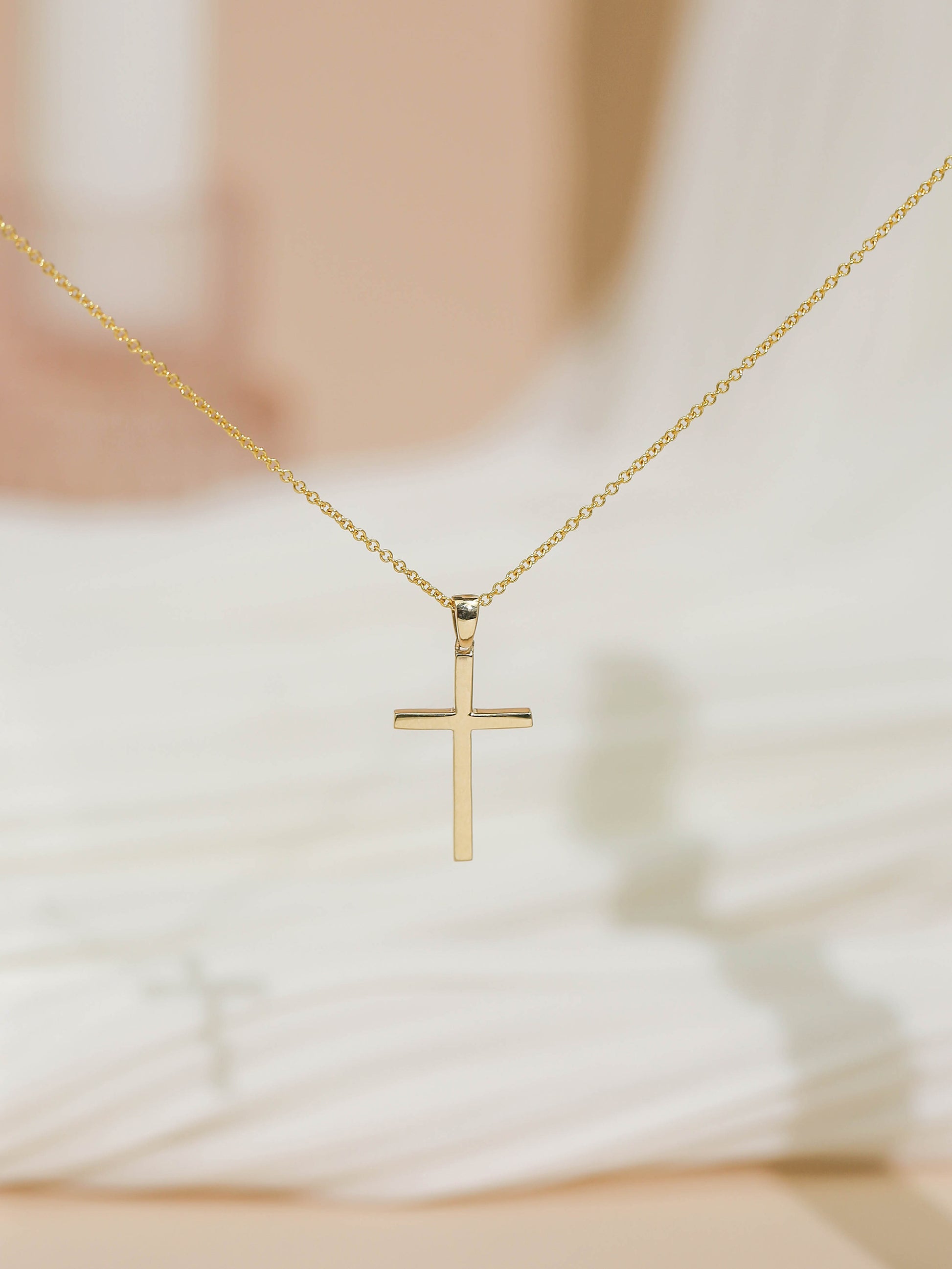 pendant strung to a lightweight chain