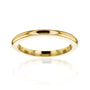 Solid 18k Yellow Gold Wedding Band Designed Specifically to Match the Charli Engagement Ring