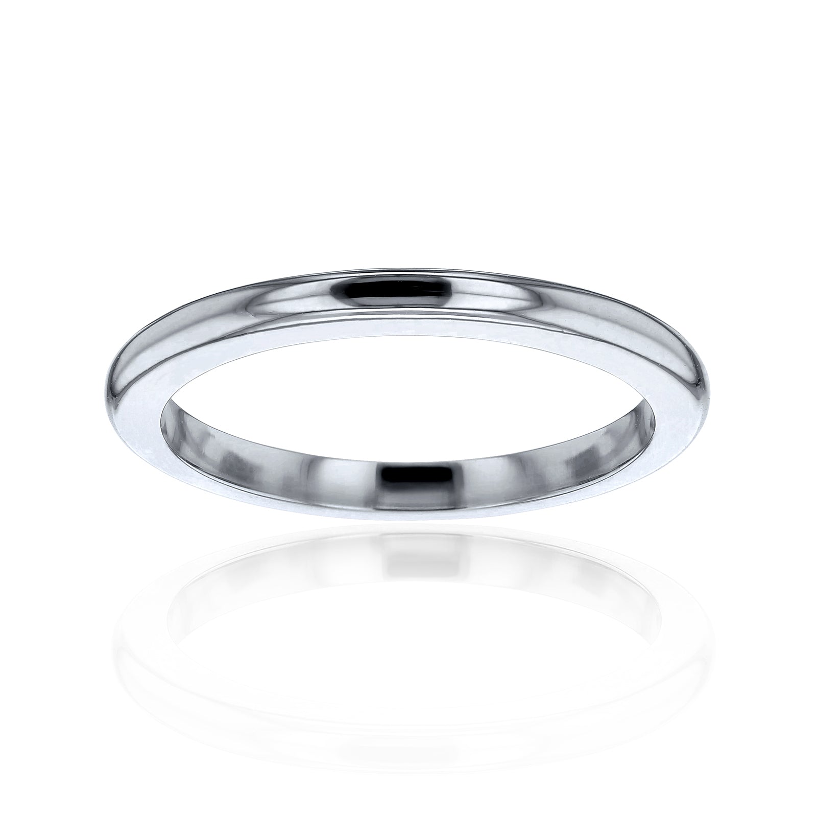Solid Platinum Wedding Band Designed Specifically to Match the Charli Engagement Ring
