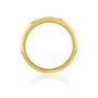 Solid 18k Yellow Gold Wedding Band Designed Specifically to Match the Charli Engagement Ring - Slight taper towards the top