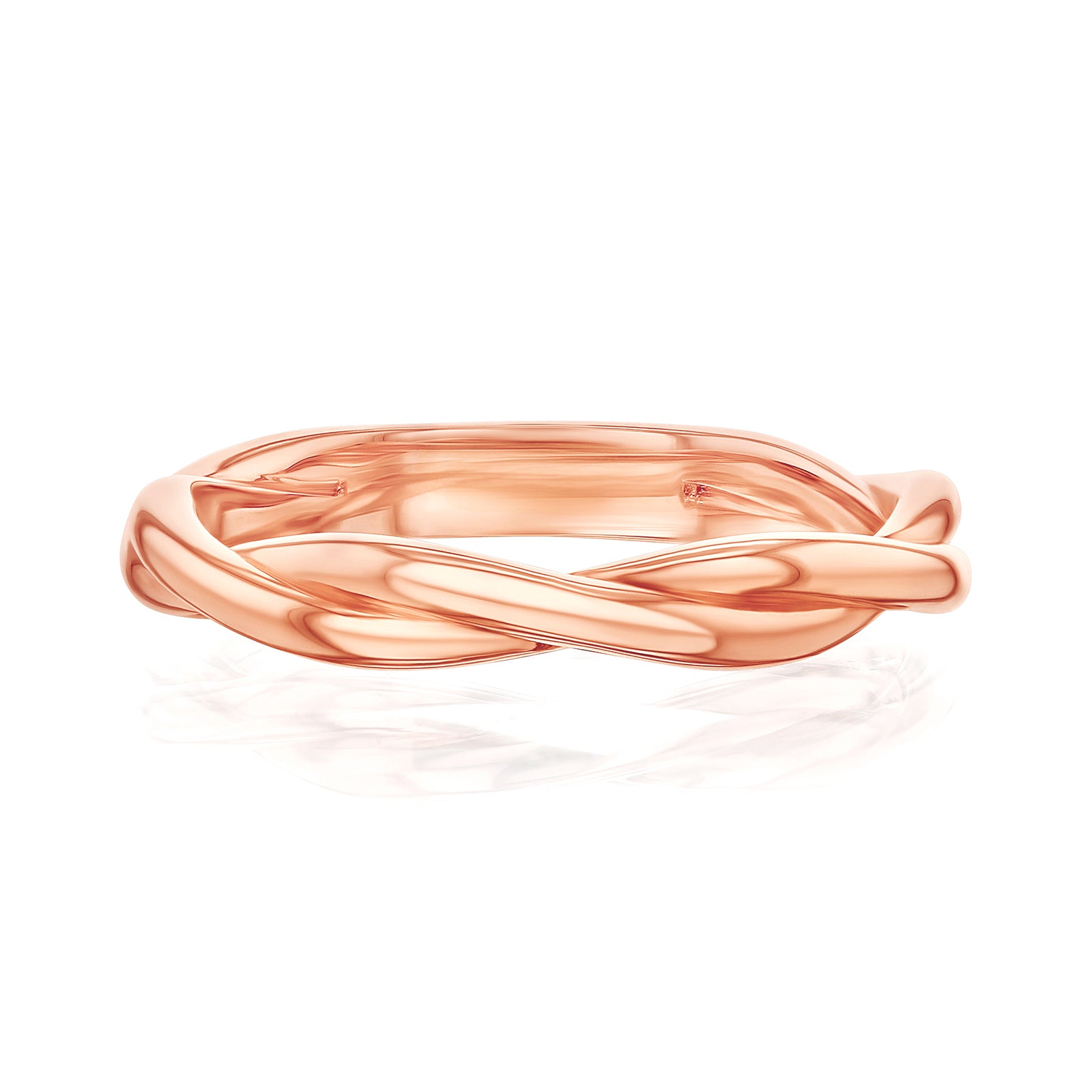 3.3 mm Plain Gold Helix Ring