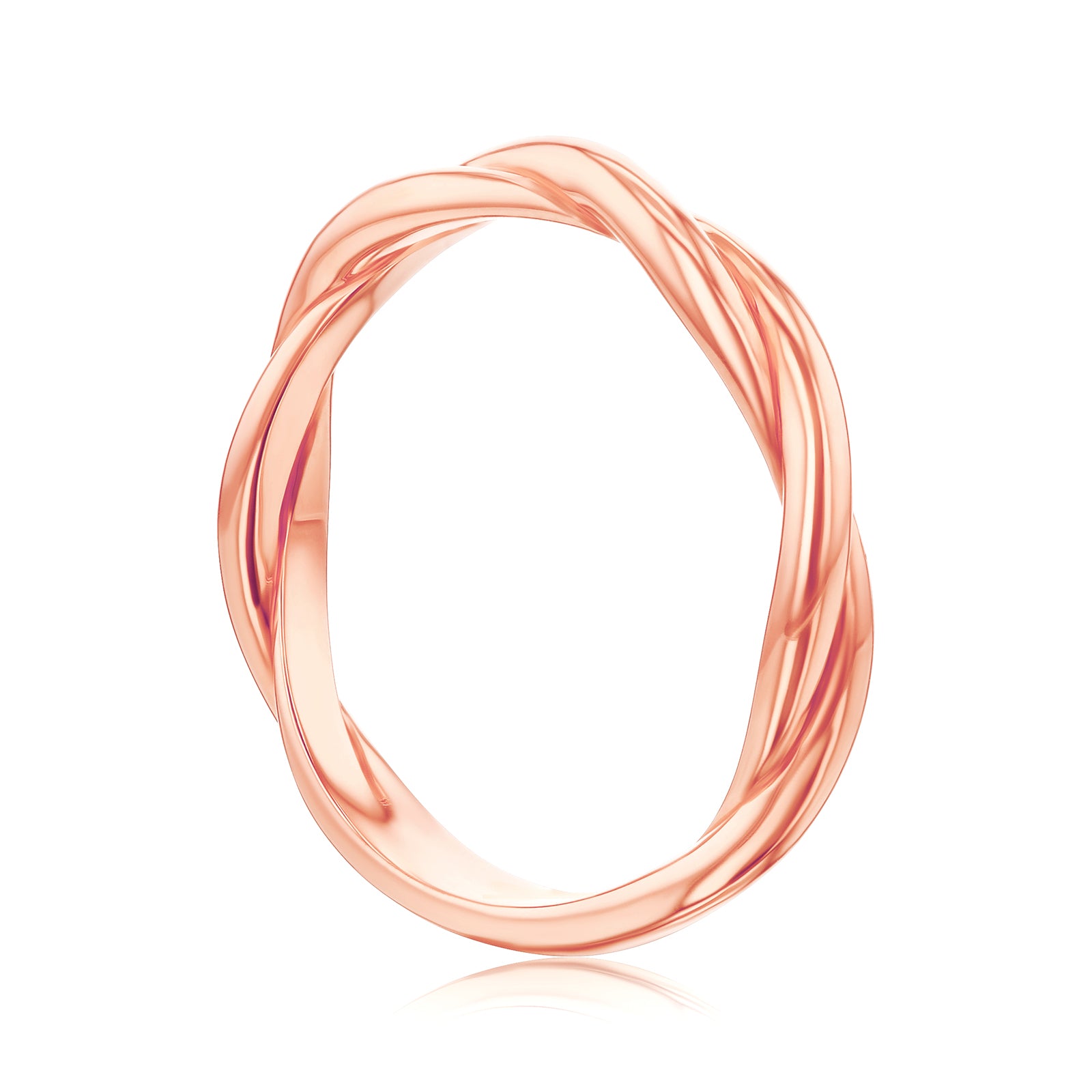 3.3 mm Plain Gold Helix Ring